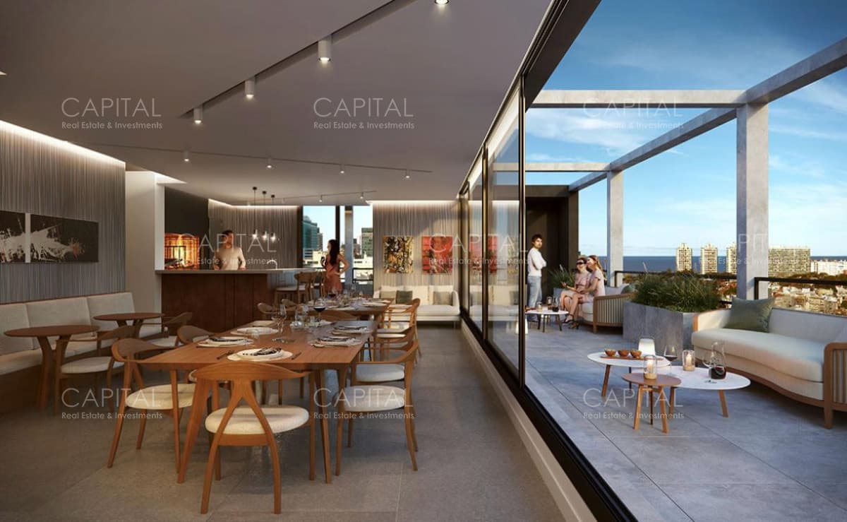 Apartamento en pozo de un dormitorio en zona Pocitos proyecto Icon 26