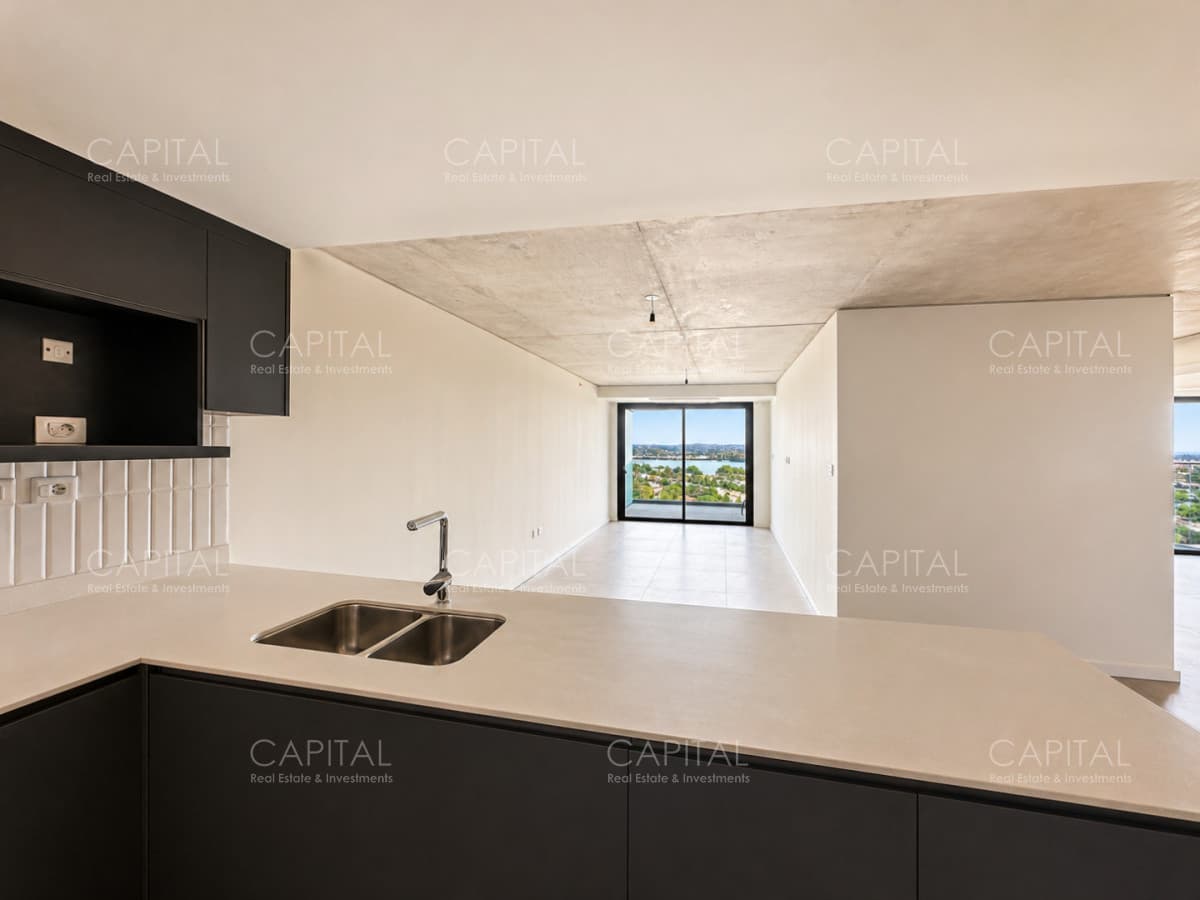 Apartamento dos dormitorios con terraza y parrillero