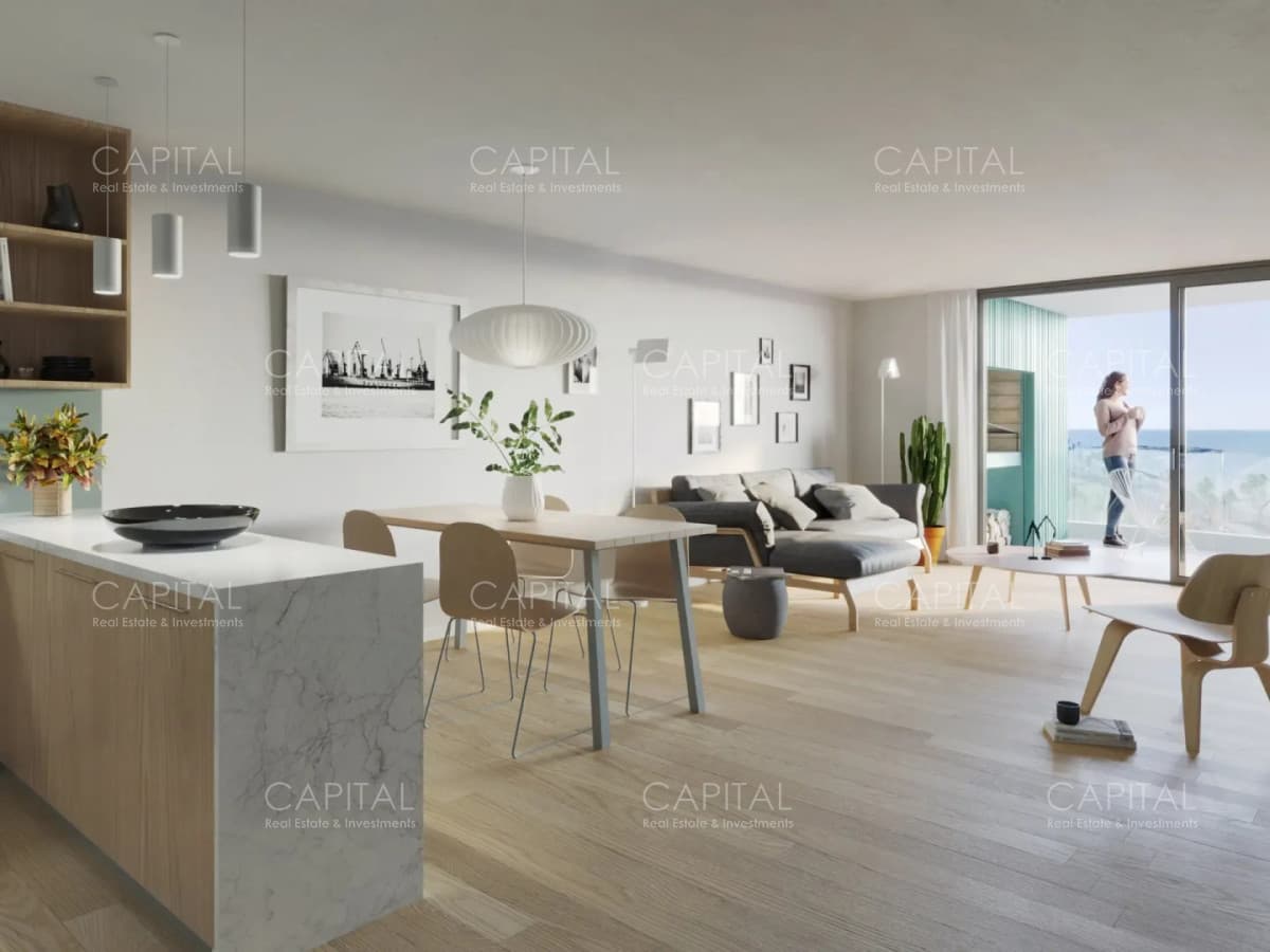 Apartamento UN dormitorio con amplia terraza y parrillero en Malvín