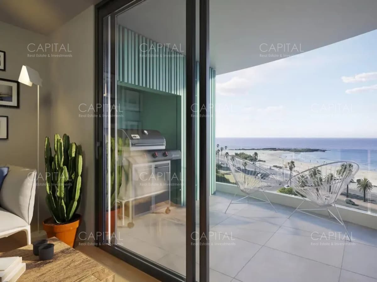 Apartamento UN dormitorio con amplia terraza y parrillero en Malvín