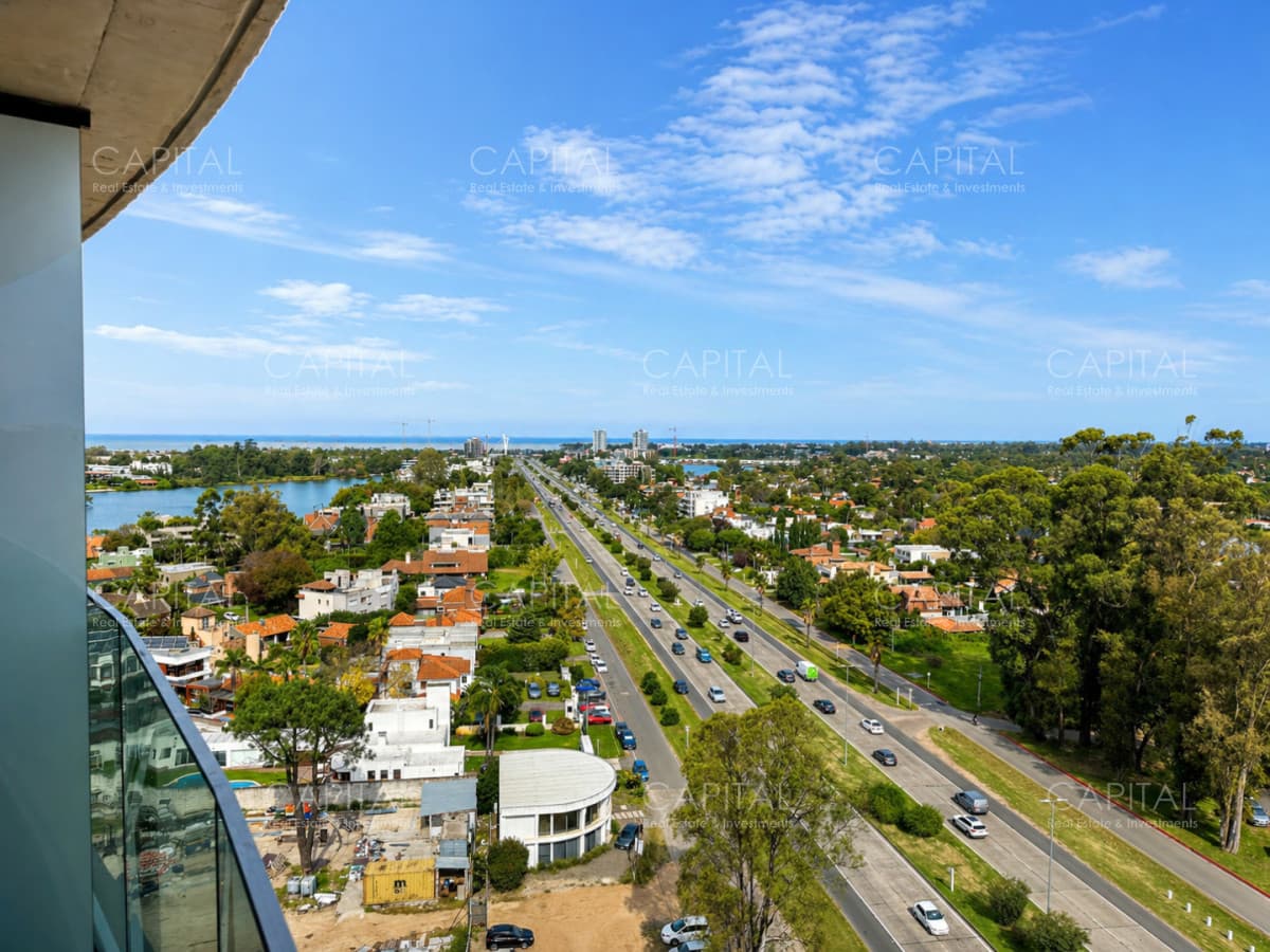 Apartamento dos dormitorios con terraza y parrillero