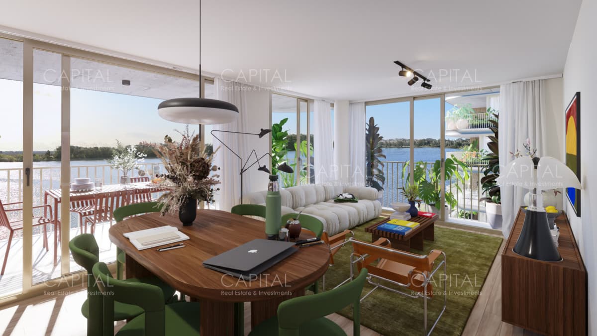 Apartamento con vista al lago en Ciudad de la Costa