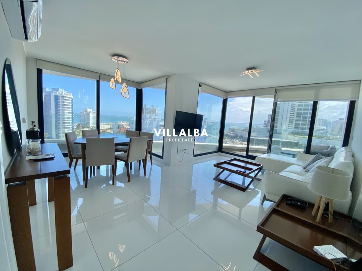VENTA DE APARTAMENTO DE 3 SUITES EN EDIFICIO ARTOWER PUNTA DEL ESTE