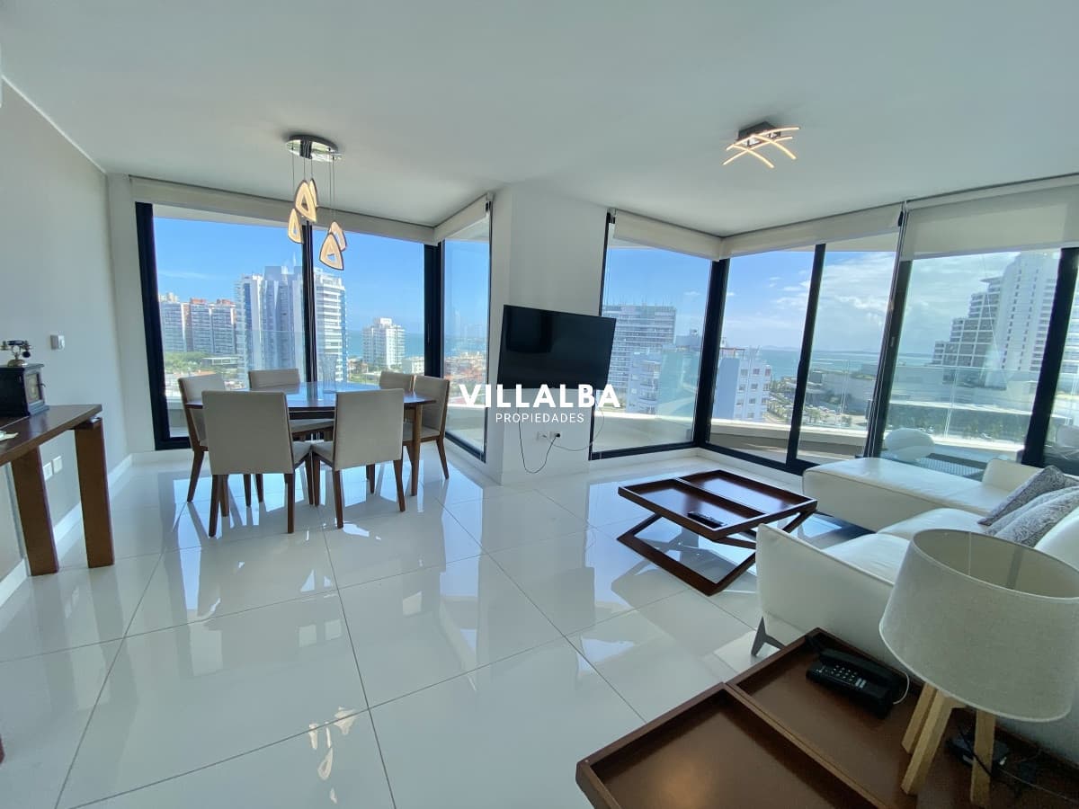 VENTA DE APARTAMENTO DE 3 SUITES EN EDIFICIO ARTOWER PUNTA DEL ESTE