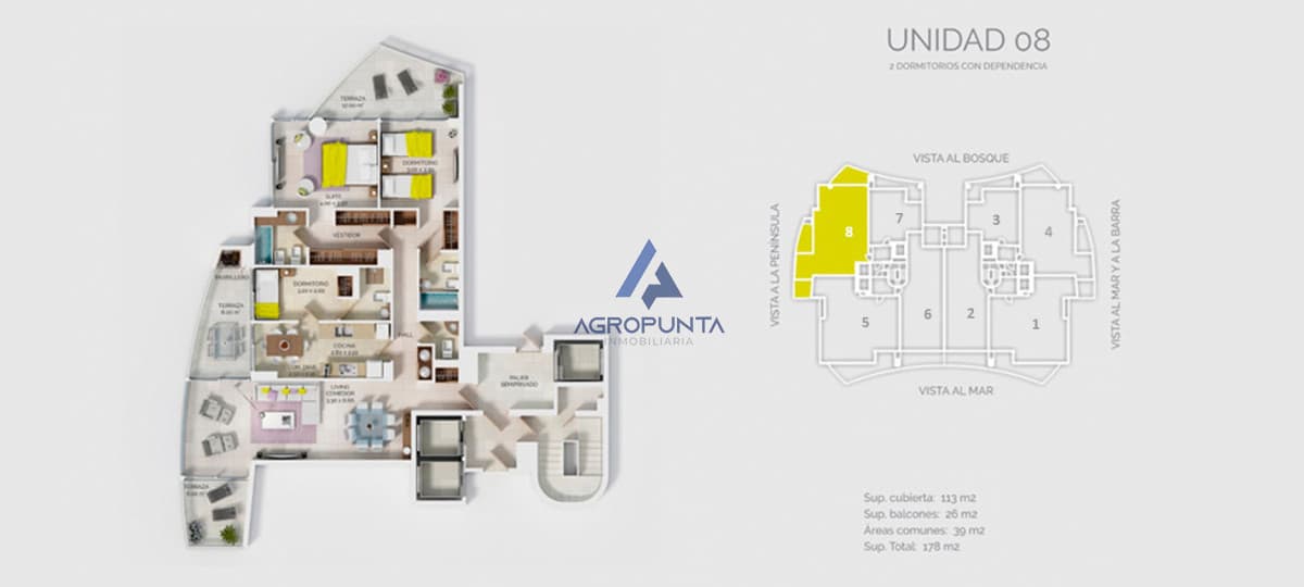 Hermoso apartamento en torre de categoría, VENTA Y ALQUILER