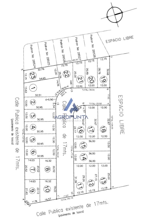 Venta Terreno Nro 9 y 10 Maldonado Altos de la Laguna 676m2