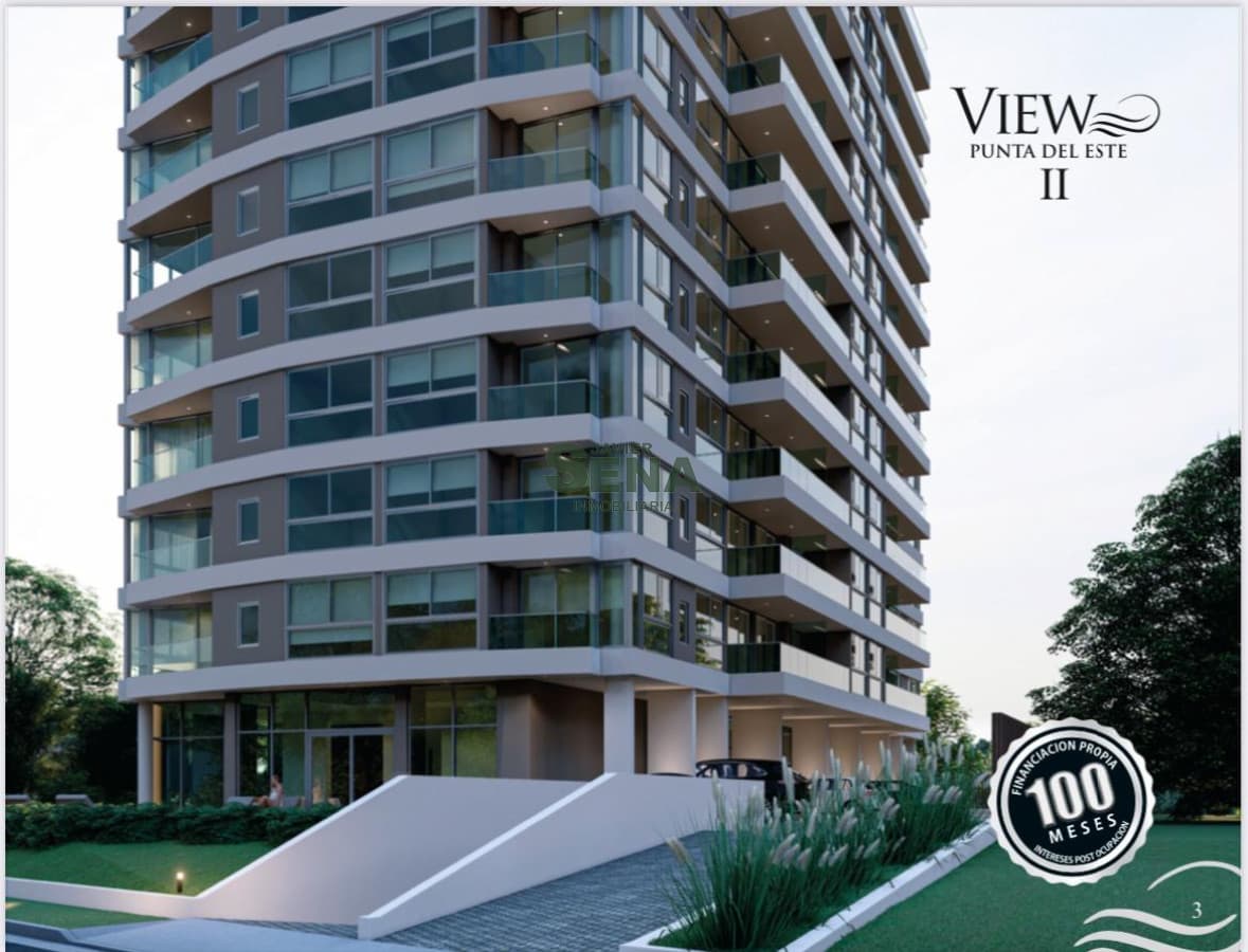 Venta de apartamento en la Mansa, con 2 dormitorios y 2 baños en edificio a estrenar .