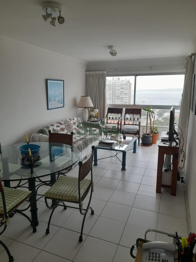 Venta y alquiler de apartamento de un dormitorio y medio, baño, vista.