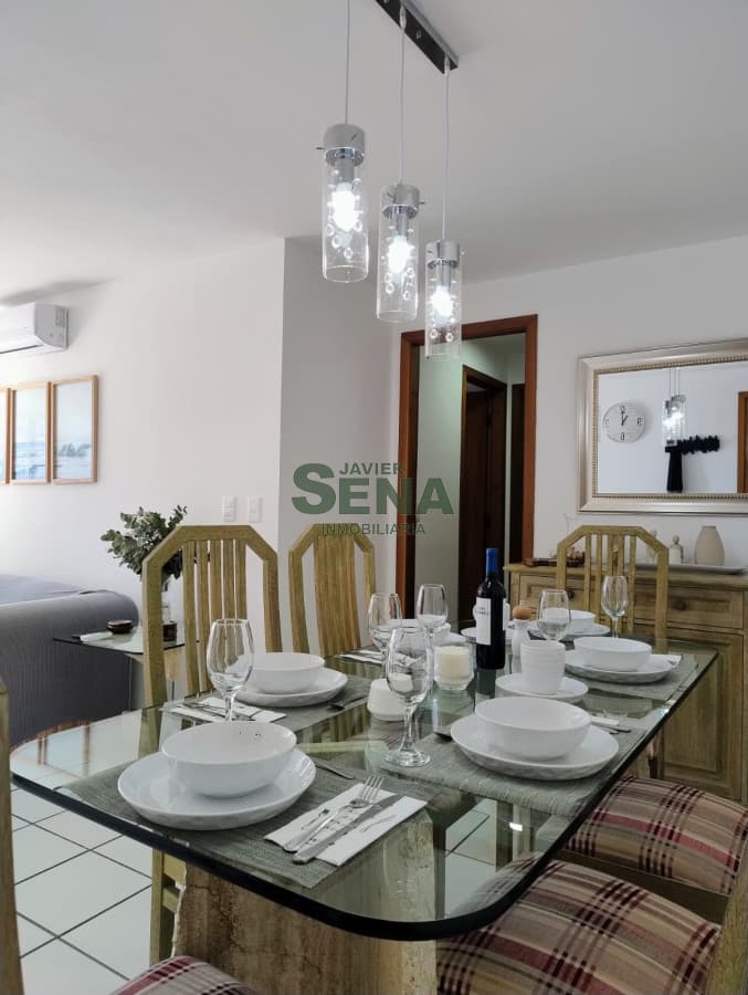 Alquiler temporal de apartamento de dos dormitorios y dos baños en la Mansa.