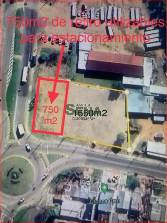 Venta de terreno en la entrada a Maldonado, 1.660m2 esquina para zona comercial.
