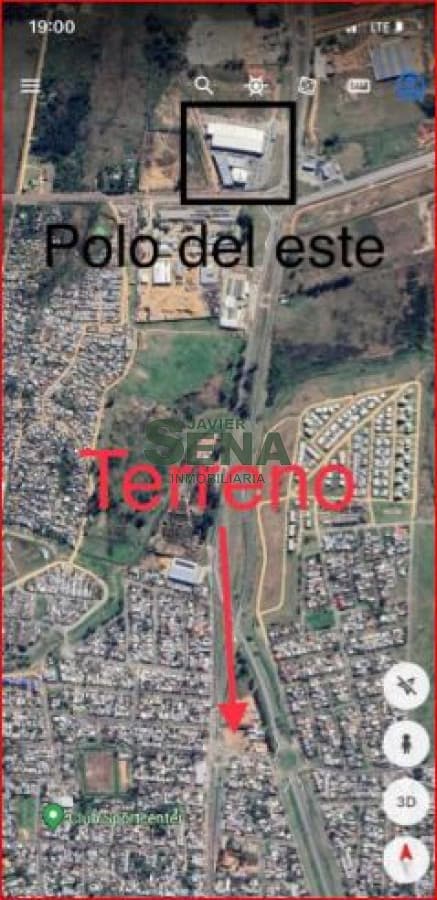 Venta de terreno en la entrada a Maldonado, 1.660m2 esquina para zona comercial.