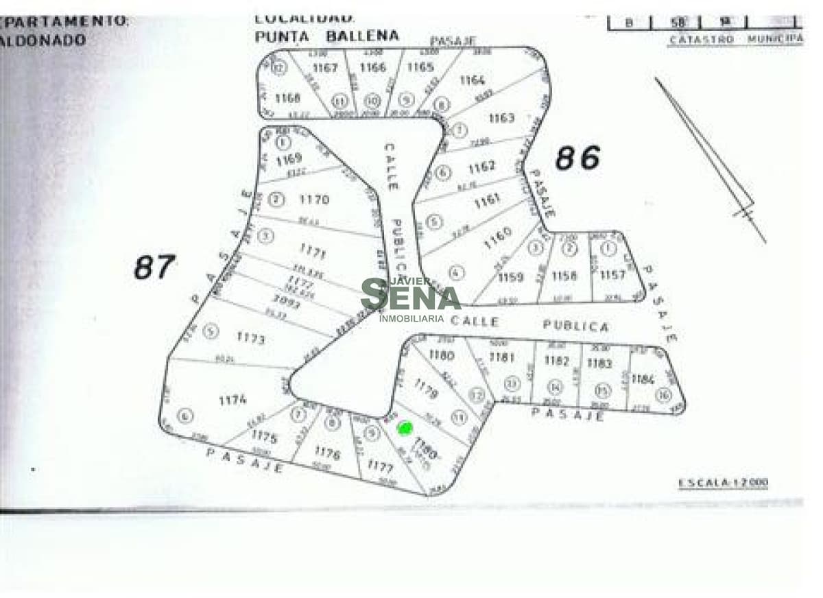 Venta de lote en punta ballena, cerca de la ruta interbalnearia 2.448m2