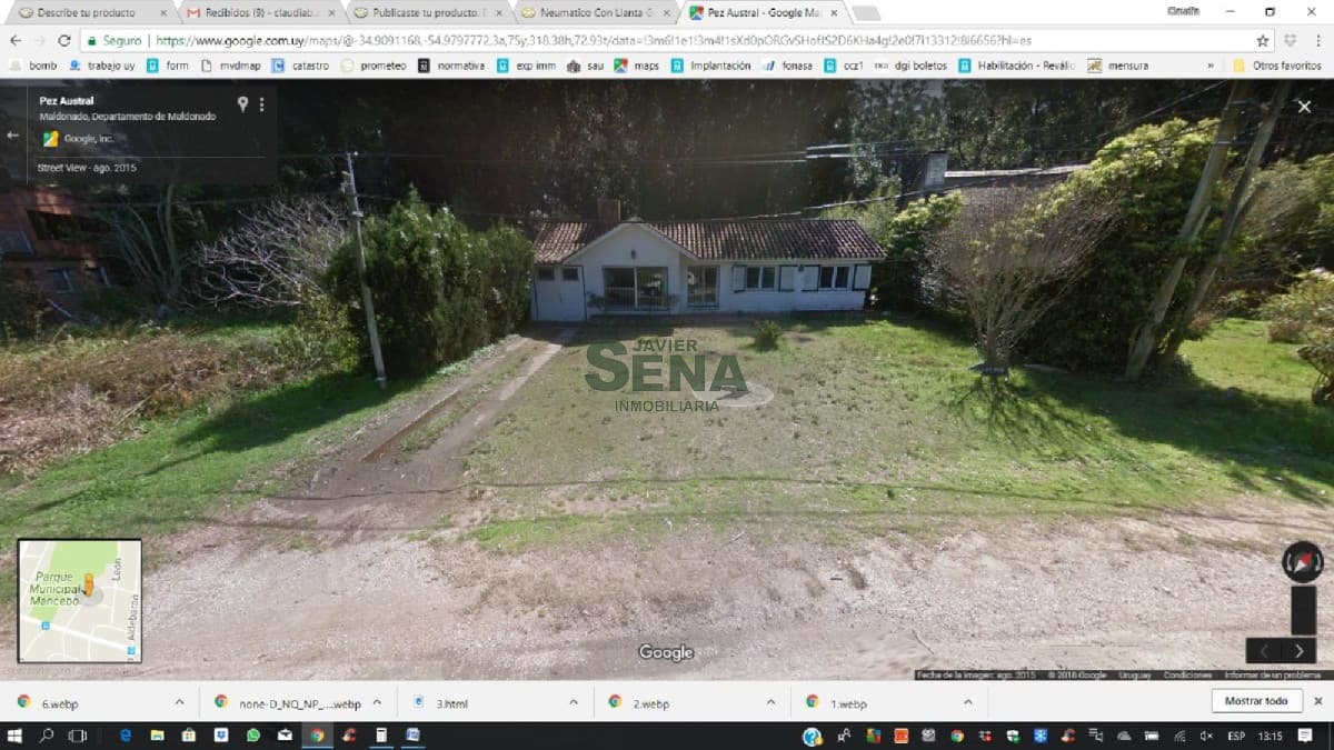 Pinares, muy lindo lugar y cerca del mar,  para hacer 2 casas.