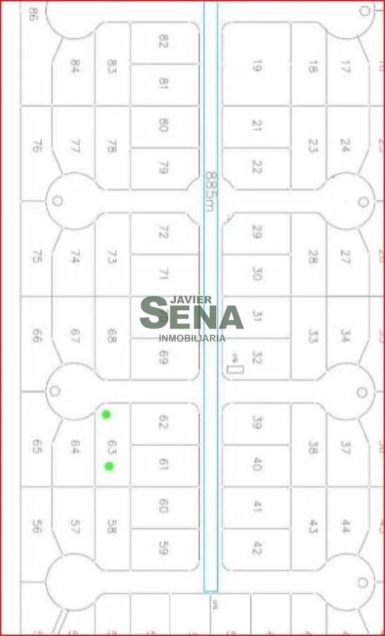 Venta de terreno en barrio privado, 800 m2 con servicios.