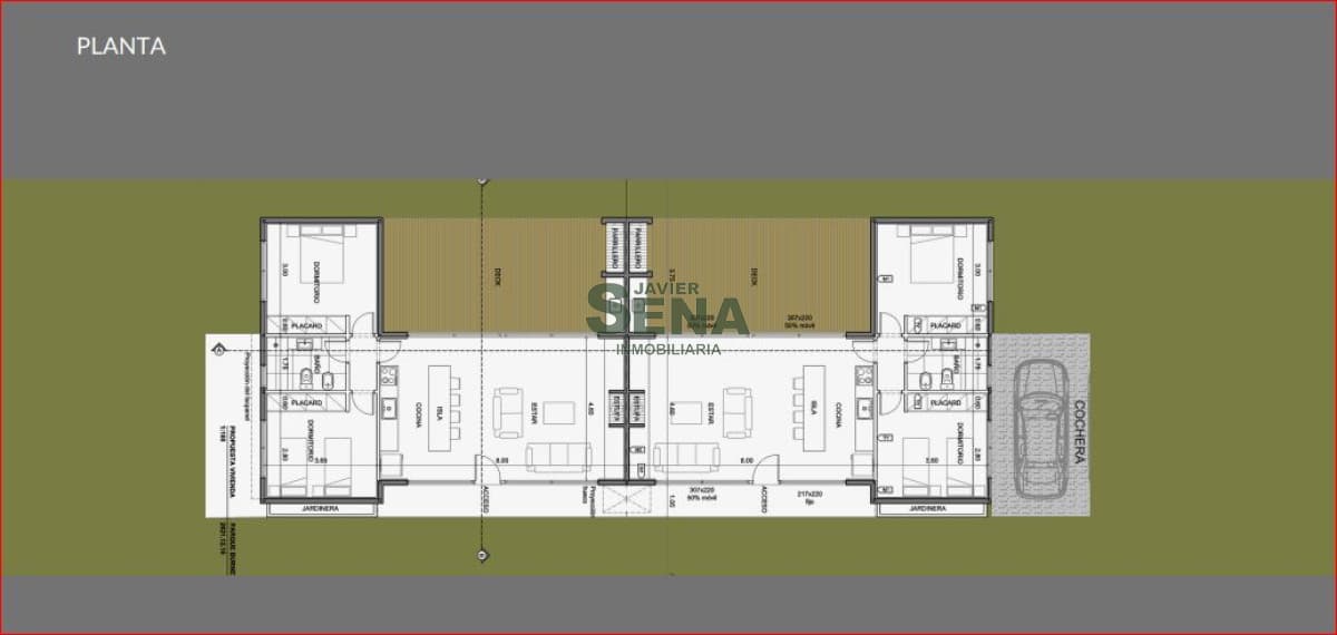 Venta de casa en parque Burnet, 2 dormitorios,  baños, linda zona.