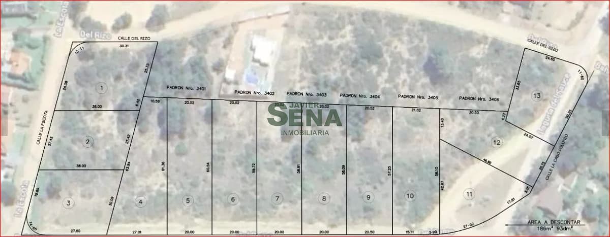 Venta de terreno,Tio Tom, 1017m2 de tierra, para construir a metros del mar.