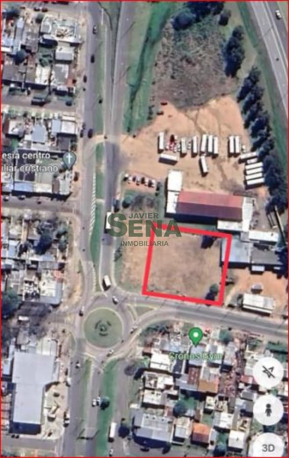 Venta de terreno en la entrada a Maldonado, 1.660m2 esquina para zona comercial.