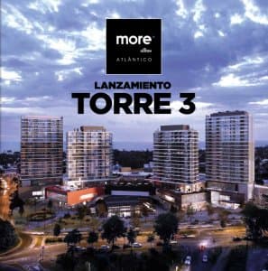 Piso alto en More Atlántico: monoambiente moderno en Punta del Este TORRE 2 ENTRE NOVIEMBRE 2026  -
