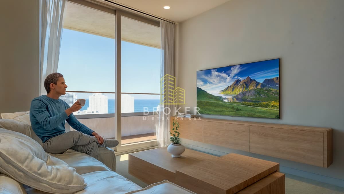 venta apartamento 1 dormitorio y medio punta del este