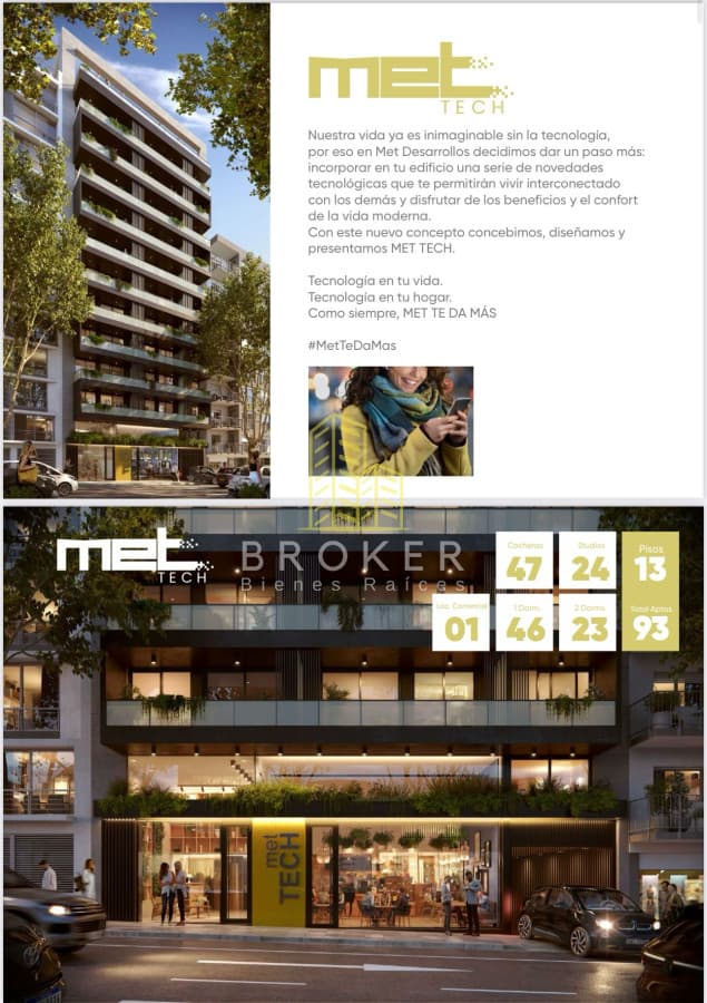 Apartamento 1 dormitorio en Cordón, Entrega diciembre 2025