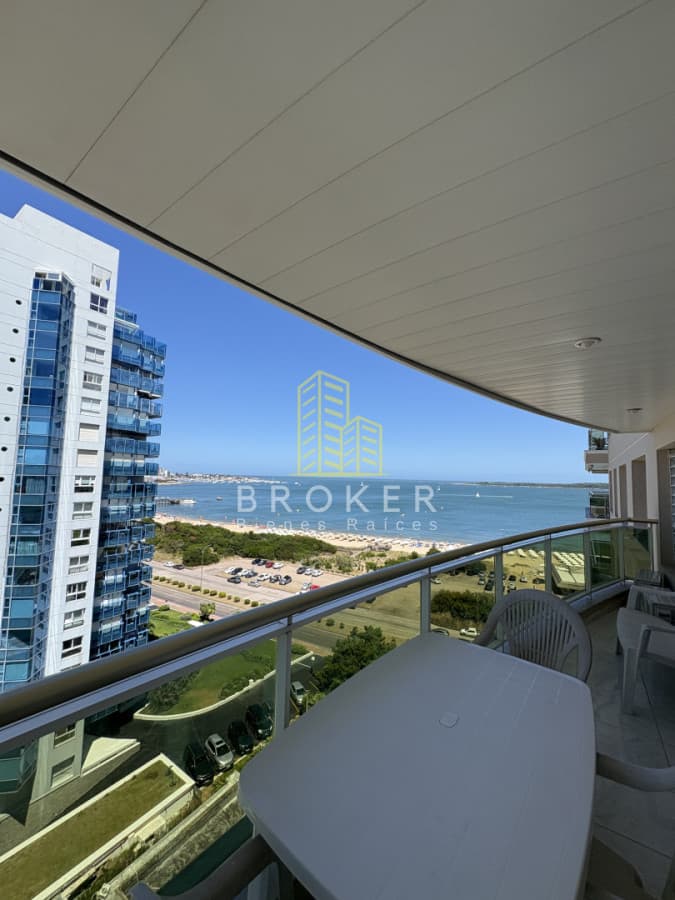 Venta y alquiler anual de departamento en primera linea piso alto