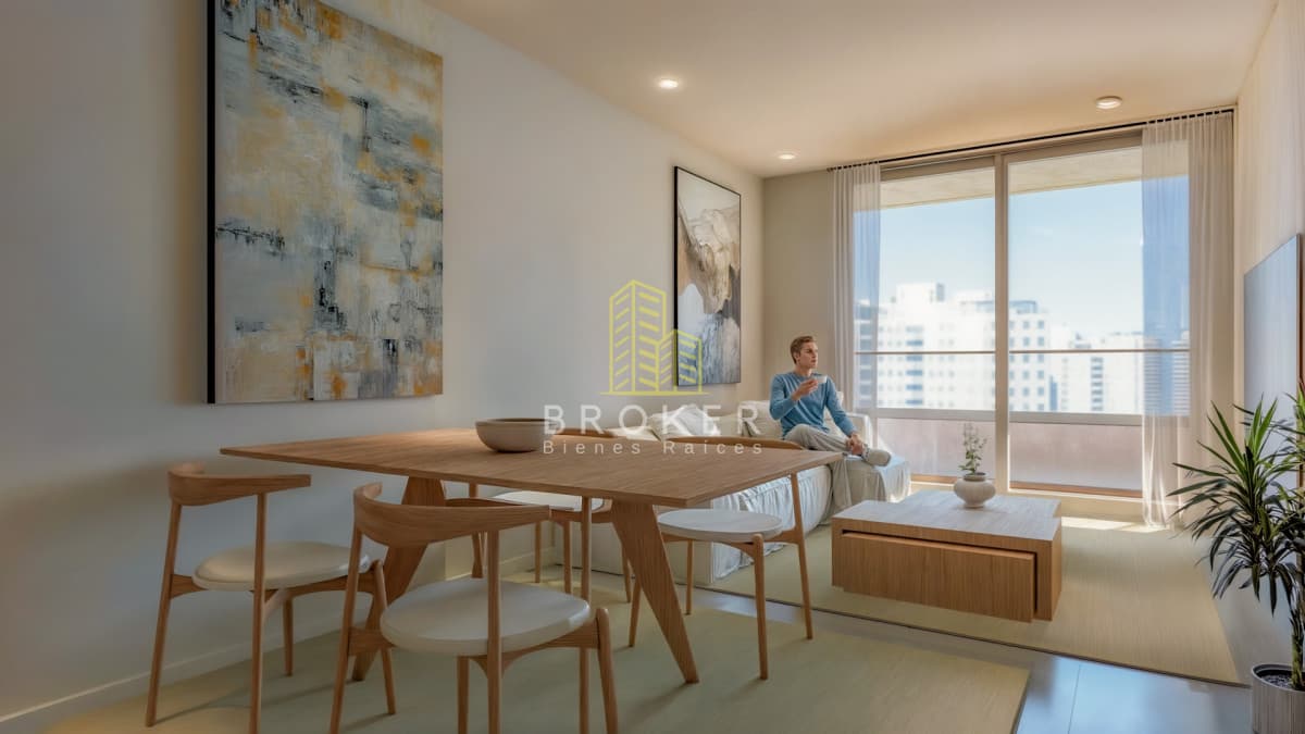 venta apartamento 1 dormitorio y medio punta del este