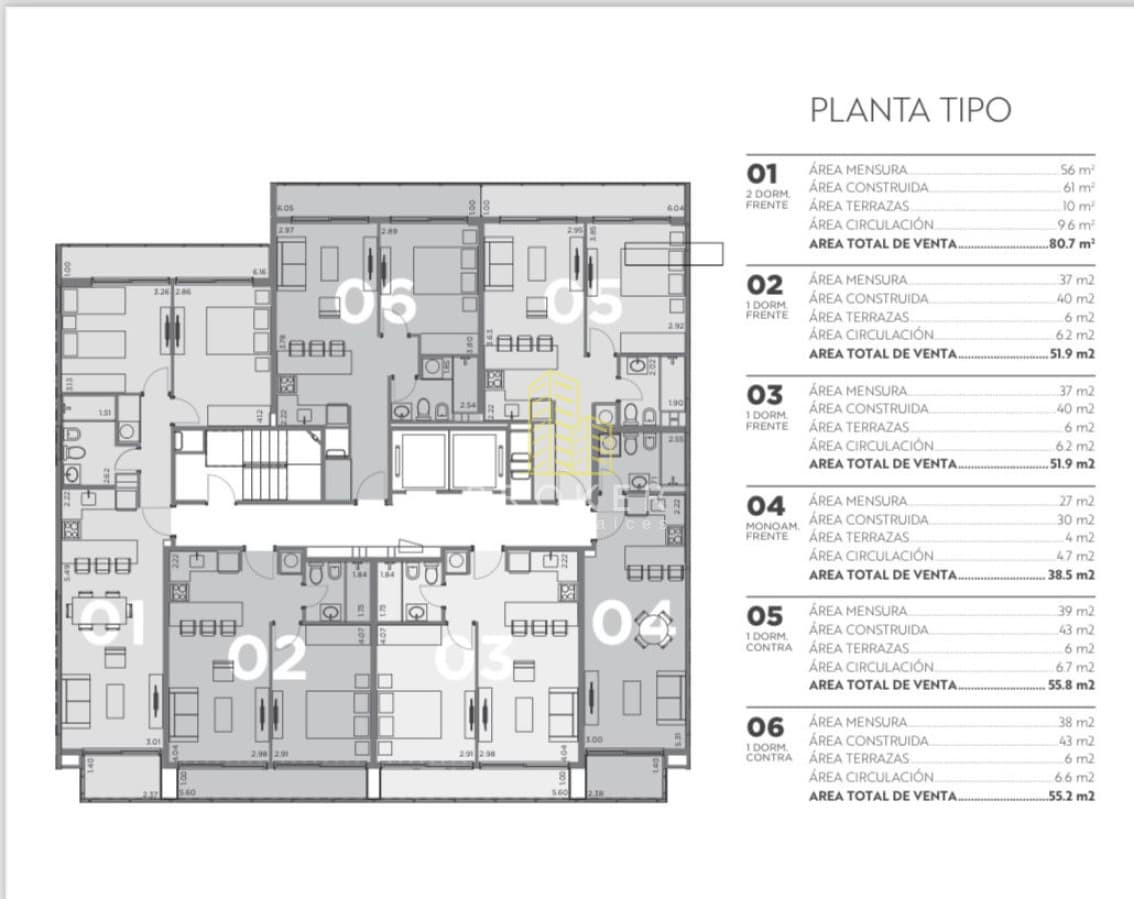 Apartamento 1 dormitorio en Cordon