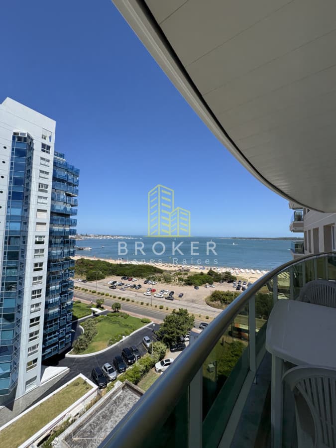 Venta y alquiler anual de departamento en primera linea piso alto