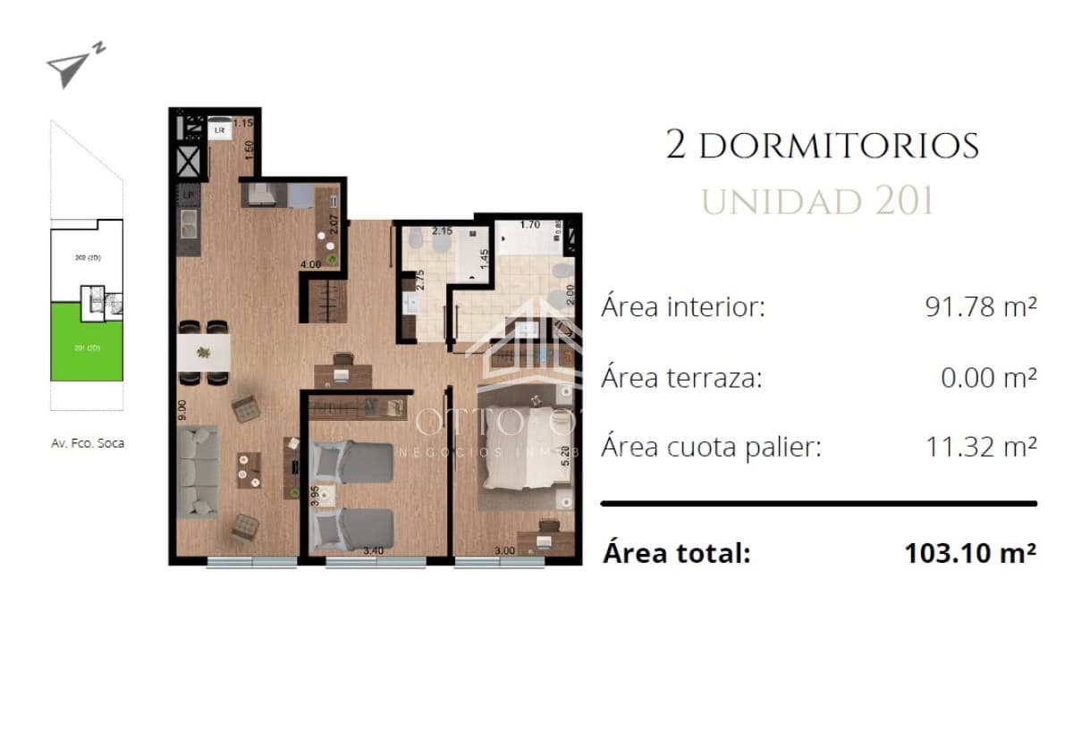Apartamento con excepcional ubicación!!