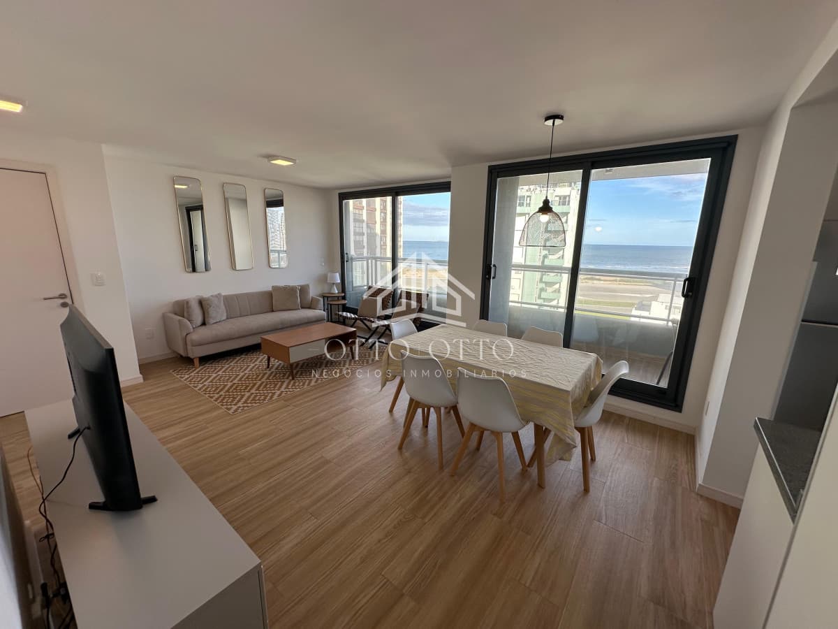 Venta apartamento dos dormitorios punta del este playa brava edificio siglo sol ii vista al mar