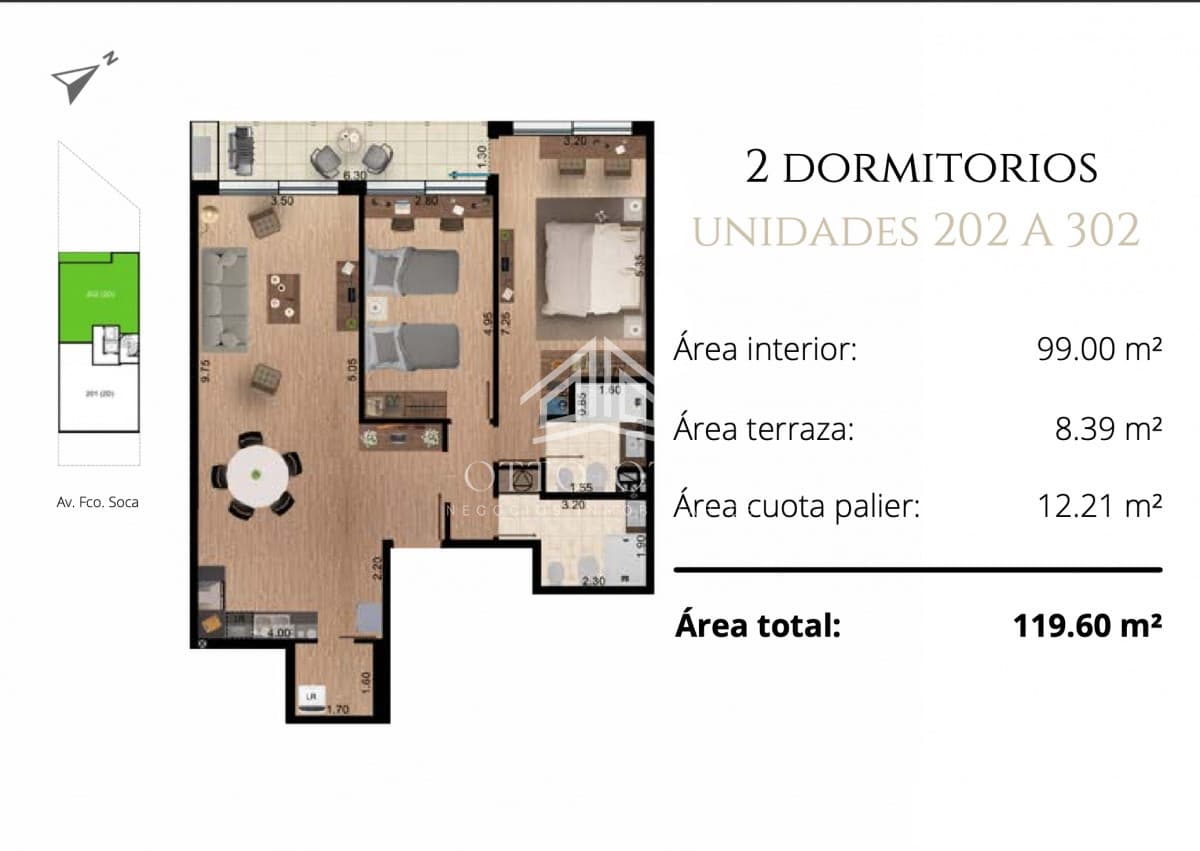 Apartamento en ubicación privilegiada!