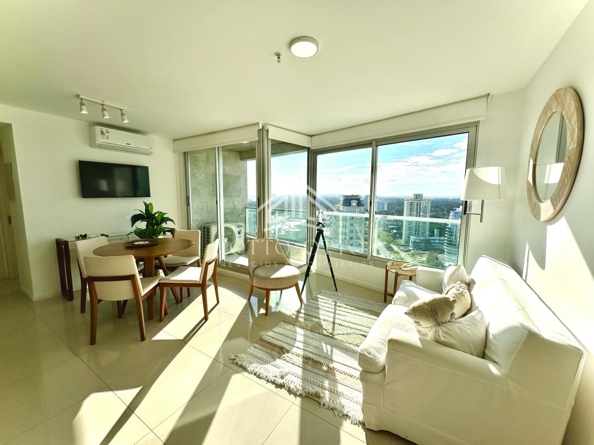 Venta apartamento dos dormitorios punta del este edificio gala vista vista al mar