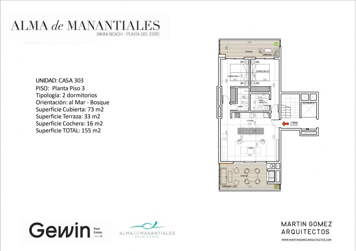 Apartamento de 2 dormitorios en Manantiales, Punta del Este!