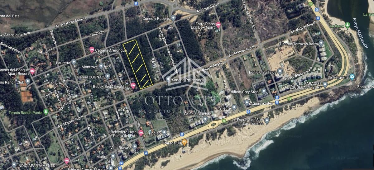 Terreno en venta para desarrollo, Playa Brava, Punta del Este 