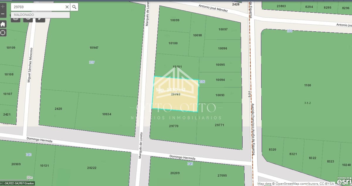 Terreno apto para bloque. Punta del Este