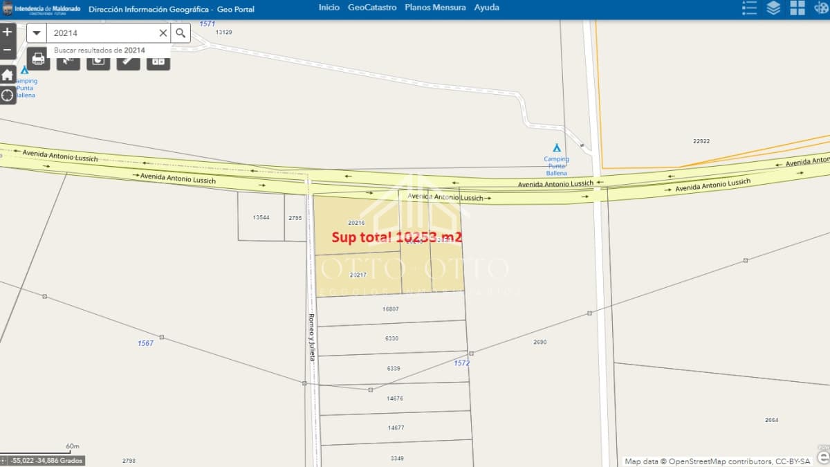 Lote con + de 10.000 metros. Punta del Este. Camino Lussich