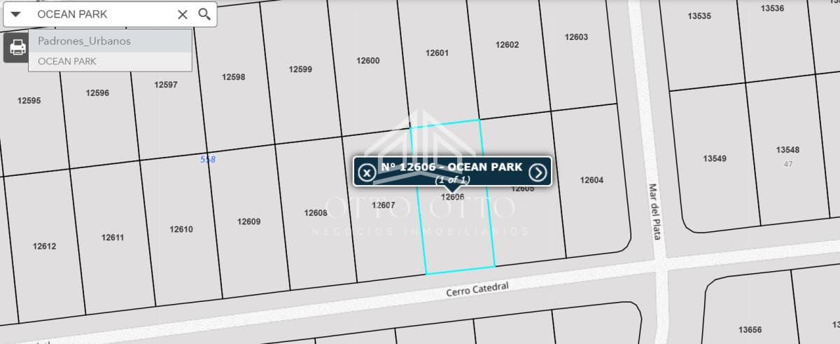TERRENO OCEAN PARK 1 EN VENTA