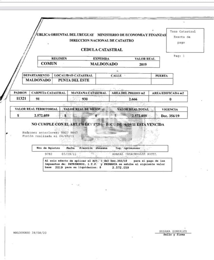 Terreno en venta Rincón Del Indio 