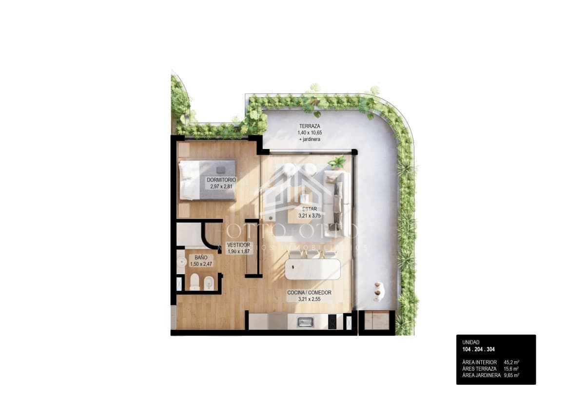Apartamento en venta de 1 dormitorio en Punta del Este, pozo, preventa
