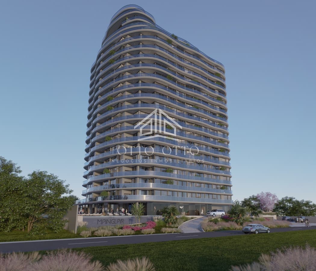 OPORTUNIDAD PROYECTO MANGLAR  EN POZO EN PUNTA DEL ESTE, Apartamento en venta, 1 dormitorio en playa brava