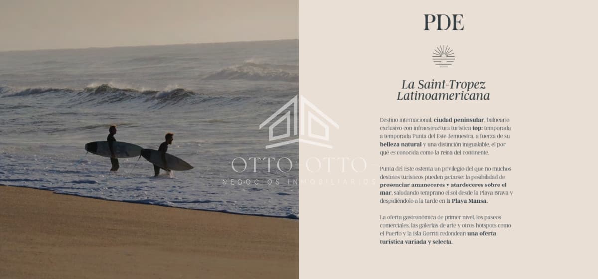 Venta apartamento un dormitorio punta del este playa mansa proyecto en pozo