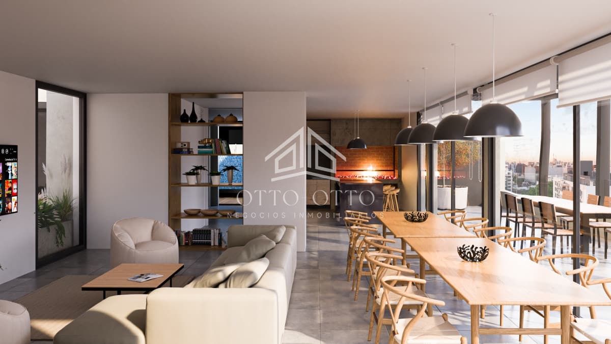 Apartamento en venta de 1 dormitorio en barrio Cordón