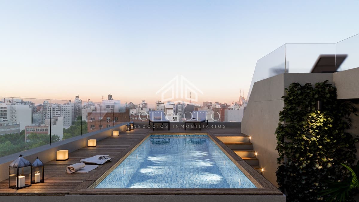 Apartamento en venta de dos dormitorios con balcón en Parque Rodó